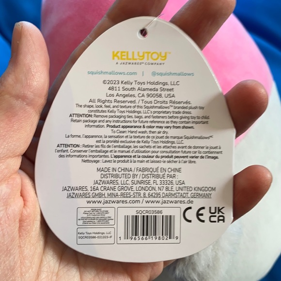 Original Squishmallows Jayla Size 8 “ Inch NWTS First To Market Cockatoo - Picture 6 of 10
